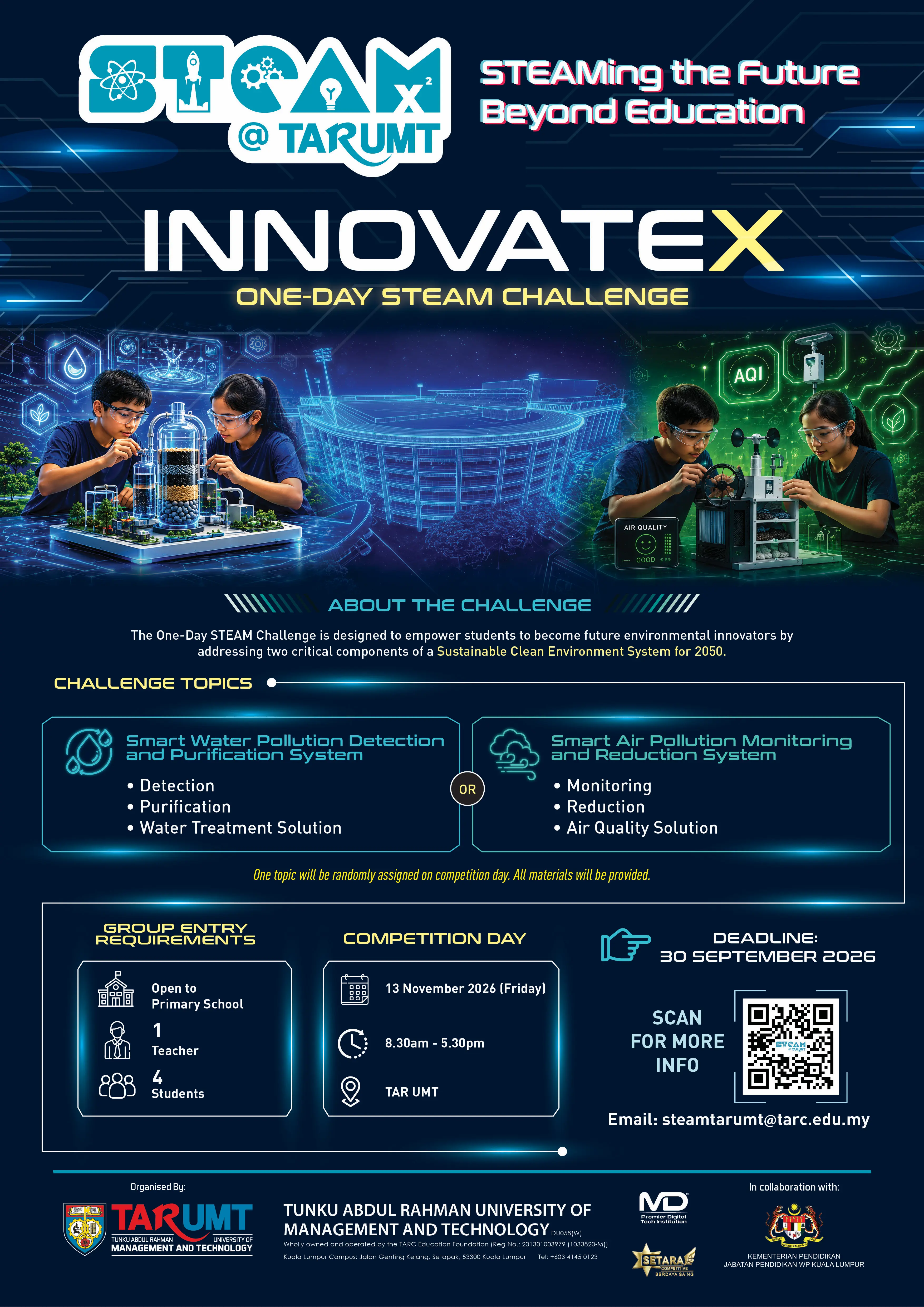 InnovateX Competition poster