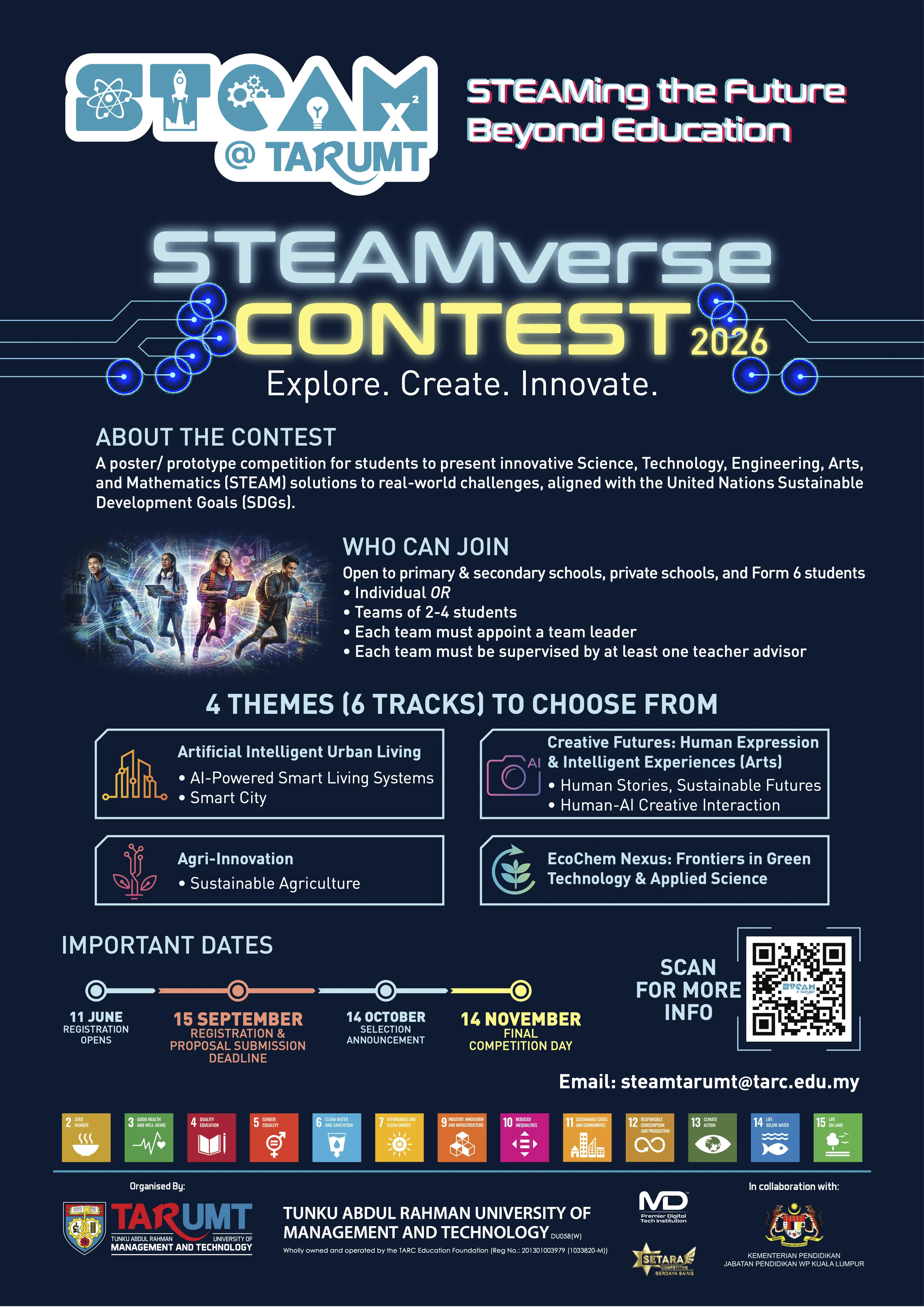 STEAMverse Contest 2026 poster